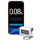 BACtrack C6 Keychain Breathalyzer with iPhone
