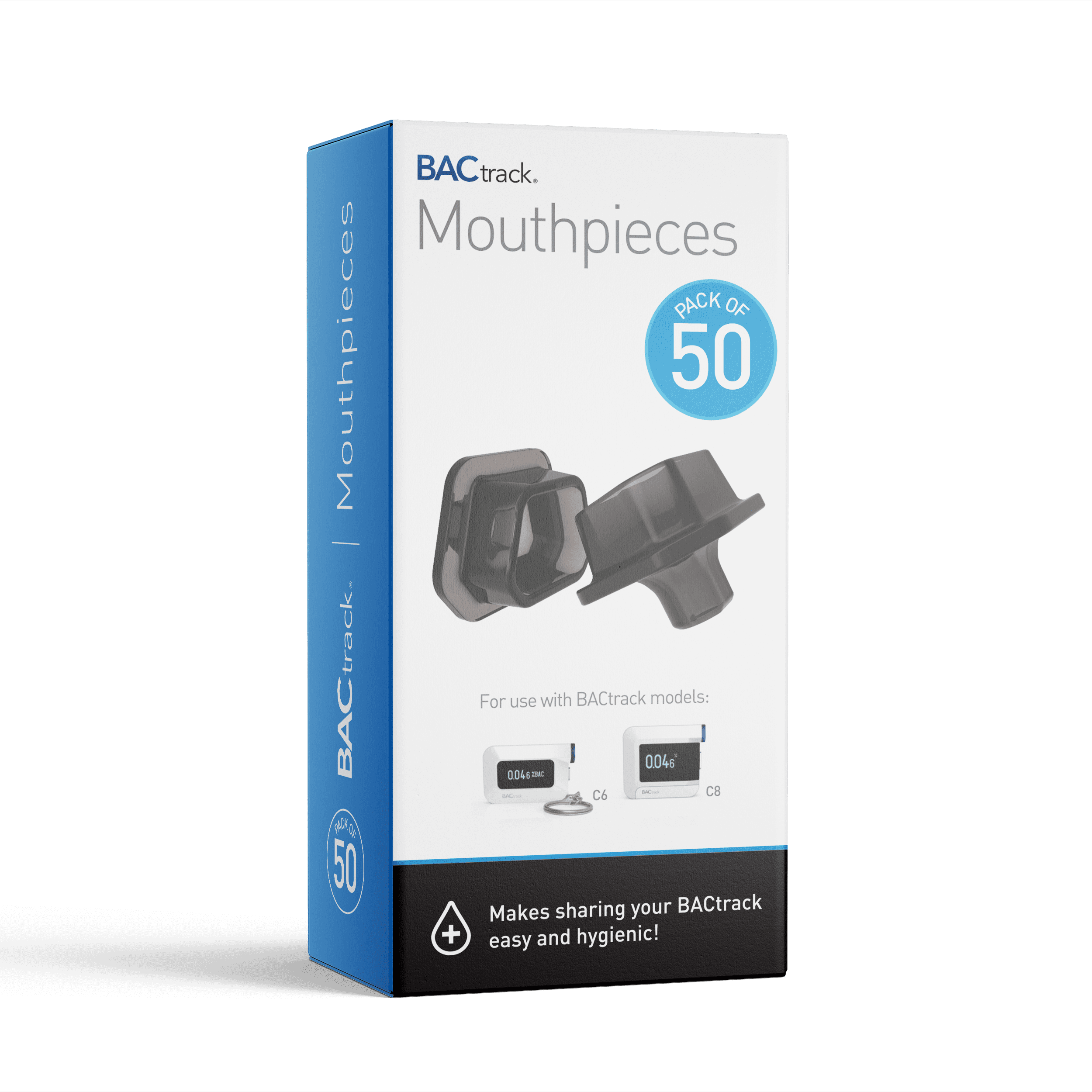 BACtrack C-Series breathalyzer mouthpieces, retail box (MPCS50)
