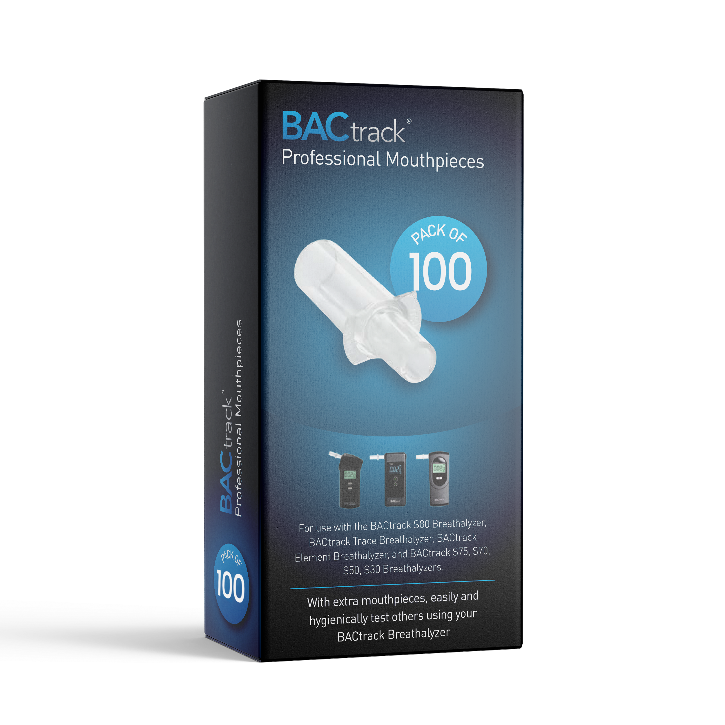BACtrack Professional breathalyzer mouthpieces, retail box (MPP100)