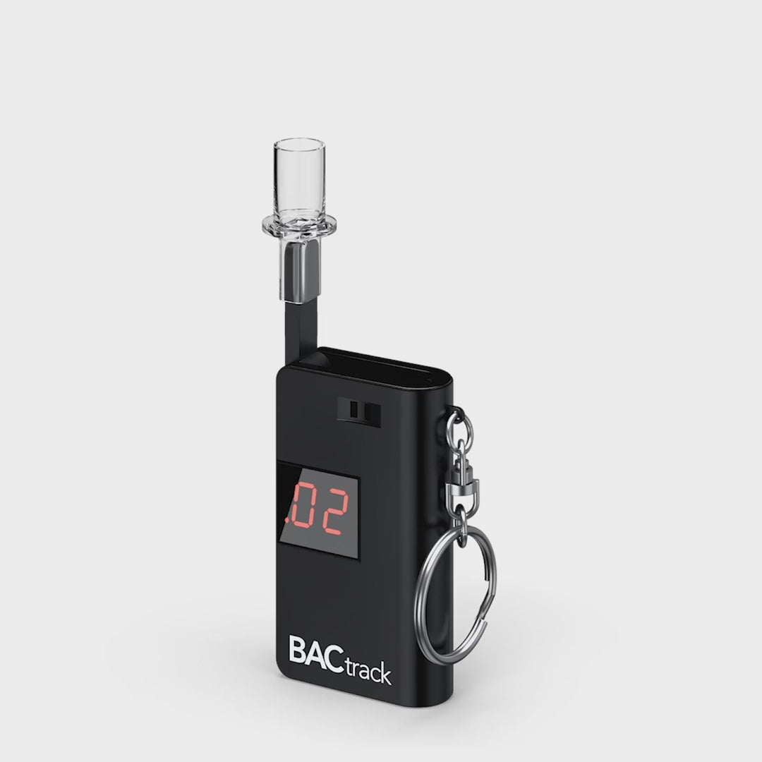 BACtrack Keychain mouthpiece breathalyzer product video