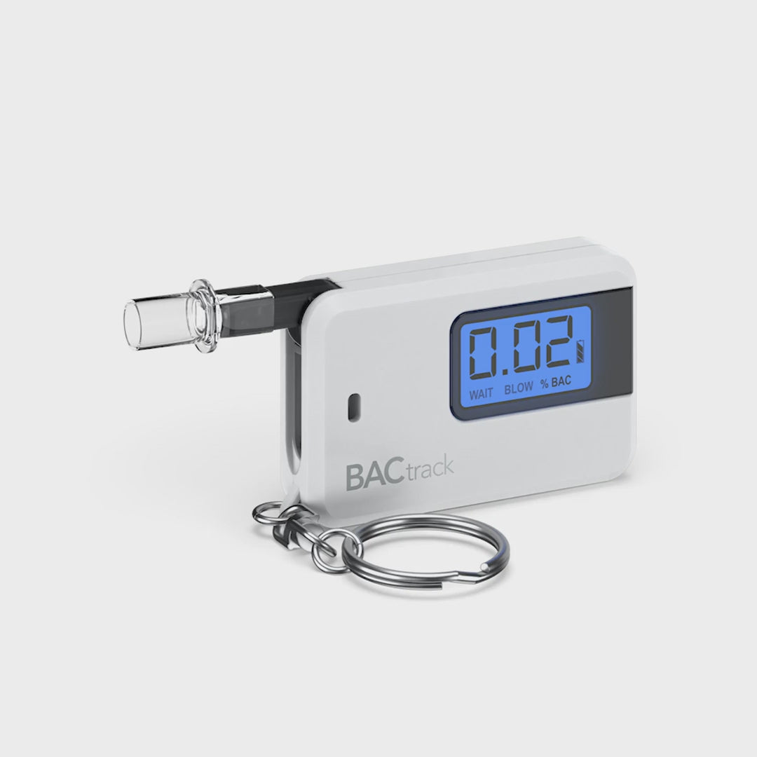 BACtrack Go keychain mouthpiece breathalyzer product video