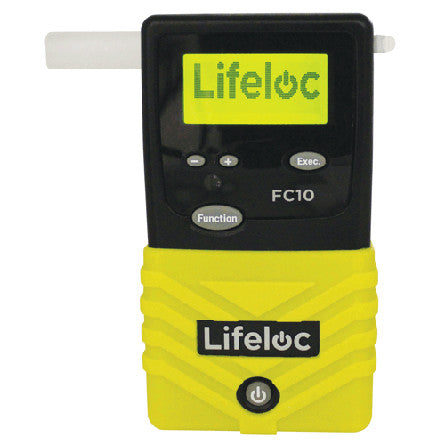 Lifeloc FC10 breath alcohol tester, alternate view