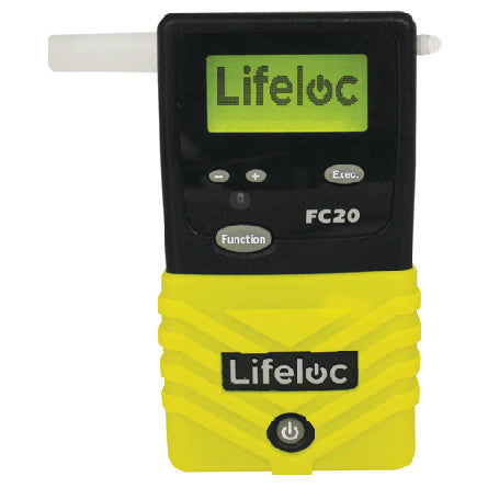 Lifeloc FC20 breath alcohol tester, alternate view